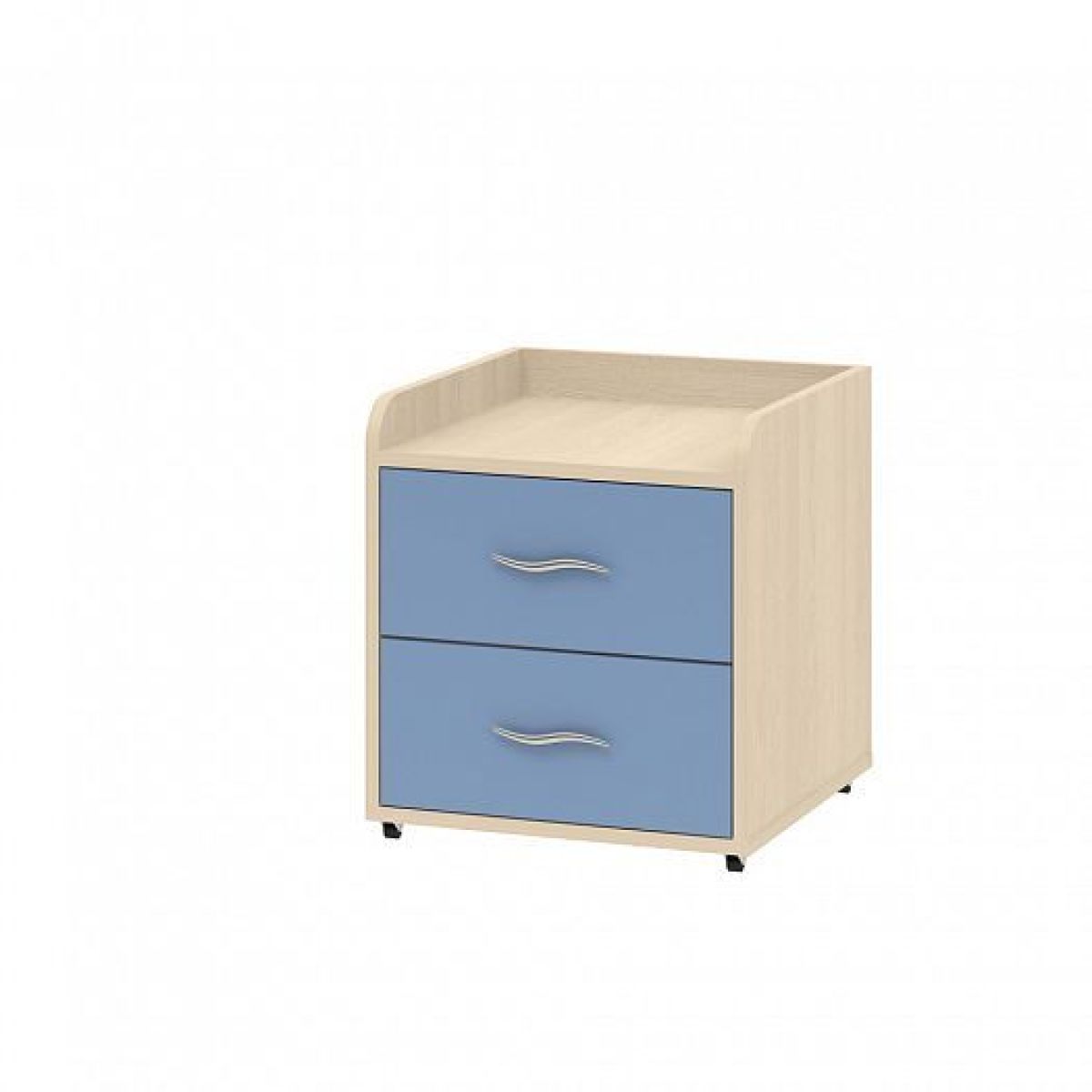 Детская ДЕЛЬТА (модульная) Дуб молочный/Голубой | фото 14