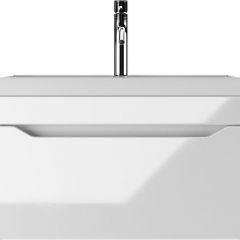 Тумба подвесная под умывальник "UNIT 70" Ева с одним ящиком В1 Айсберг (DA5902T) | фото 3