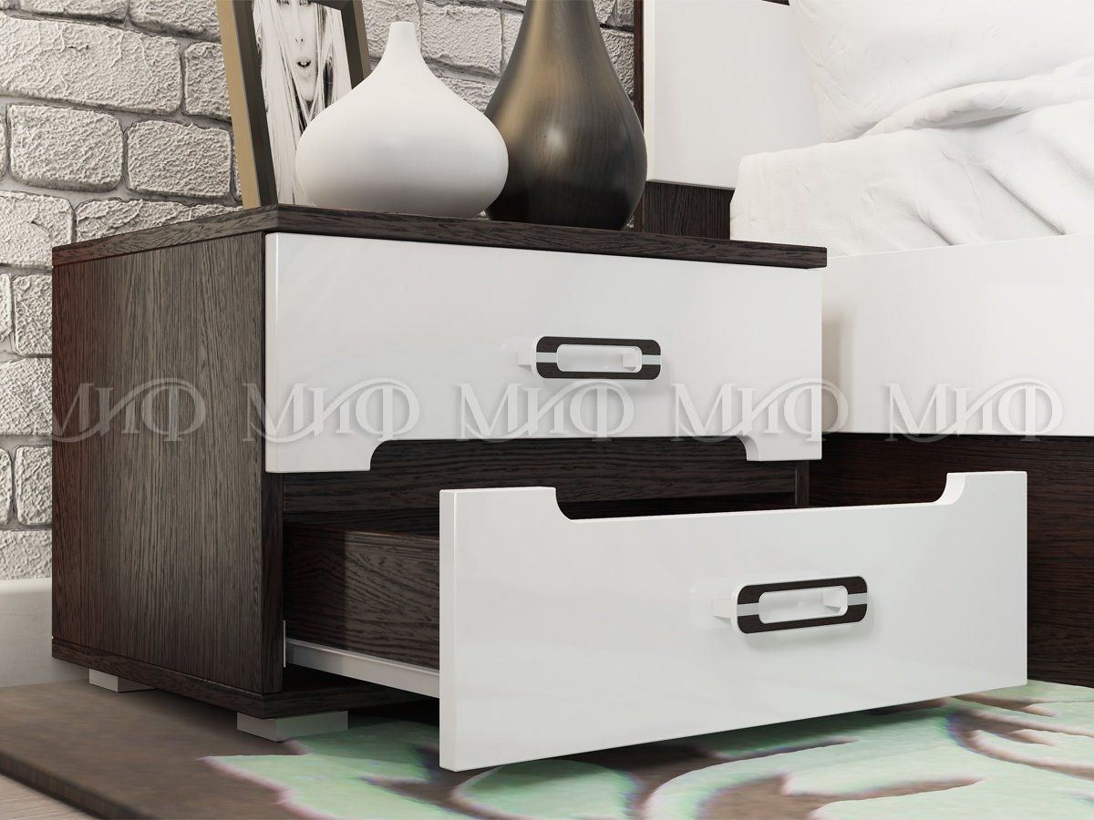 КИМ Спальный гарнитур (модульная) МДФ (белый) | фото 3