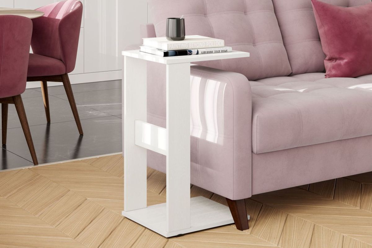 Стол журнальный "Flint" НМ 011.68 Х (Белый текстурный) | фото 2