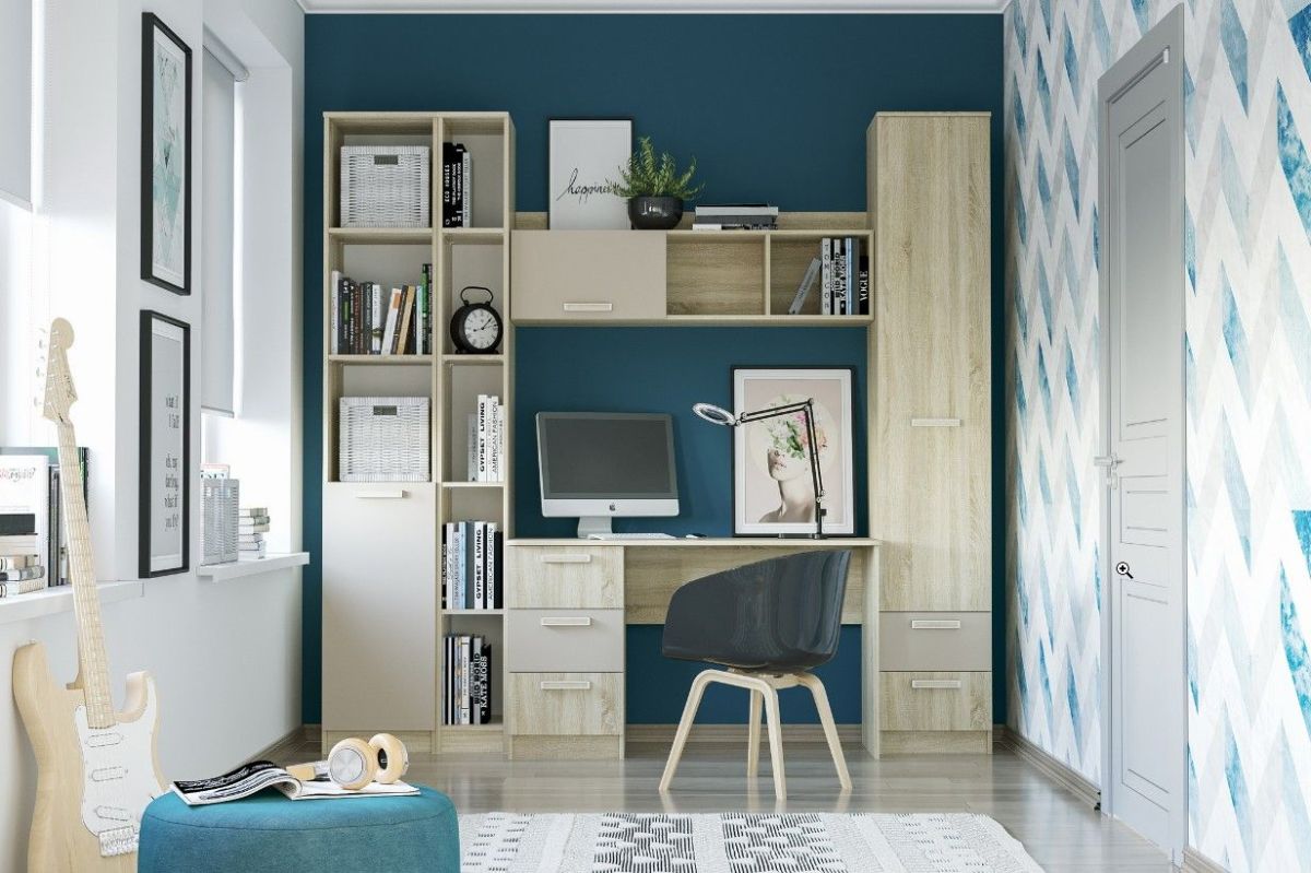 Детская Акварель Модульная (Капучино/Дуб Сонома) | фото 2