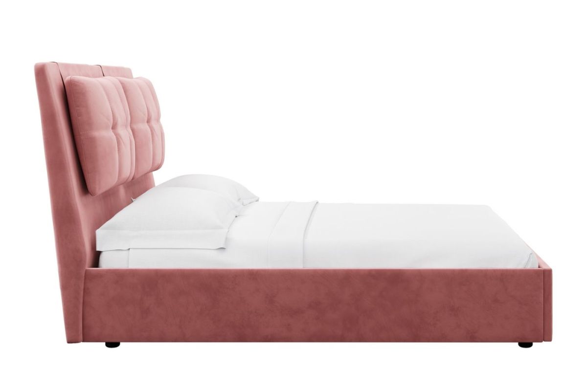 Кровать Ester 1800 с основанием и ПМ (Ультра коралл) Модель 311 | фото 3