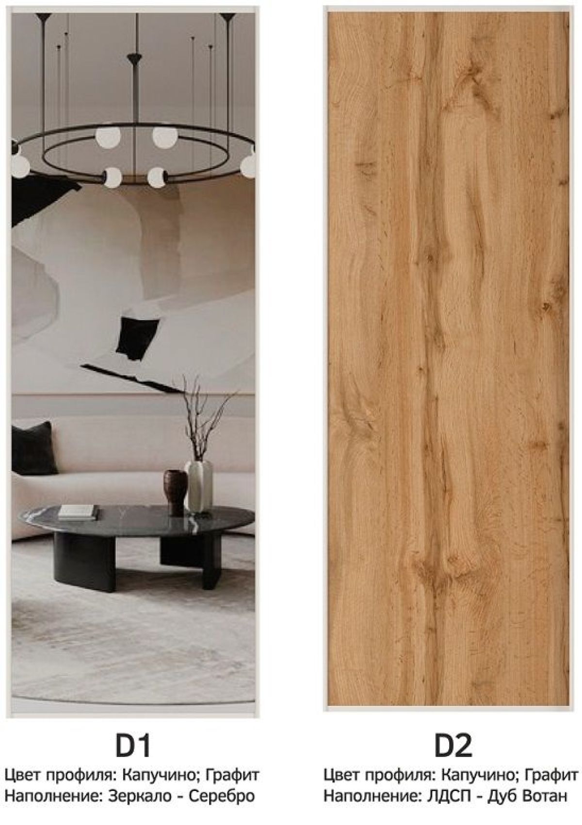 Шкаф-купе 2100 серии SOFT D7+D3+D3+B22+PL4 (по 2 ящика лев/прав+2штанги) профиль «Капучино» | фото 9