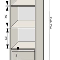 Спальня Серый камень 6 (серии «ГЕСТИЯ») Серый камень/Дуб Небраска натуральный | фото 6