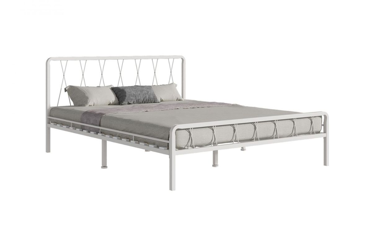 Кровать "Клэр" КМД18  Белая (1400*2000) (ножки-белые) | фото 2