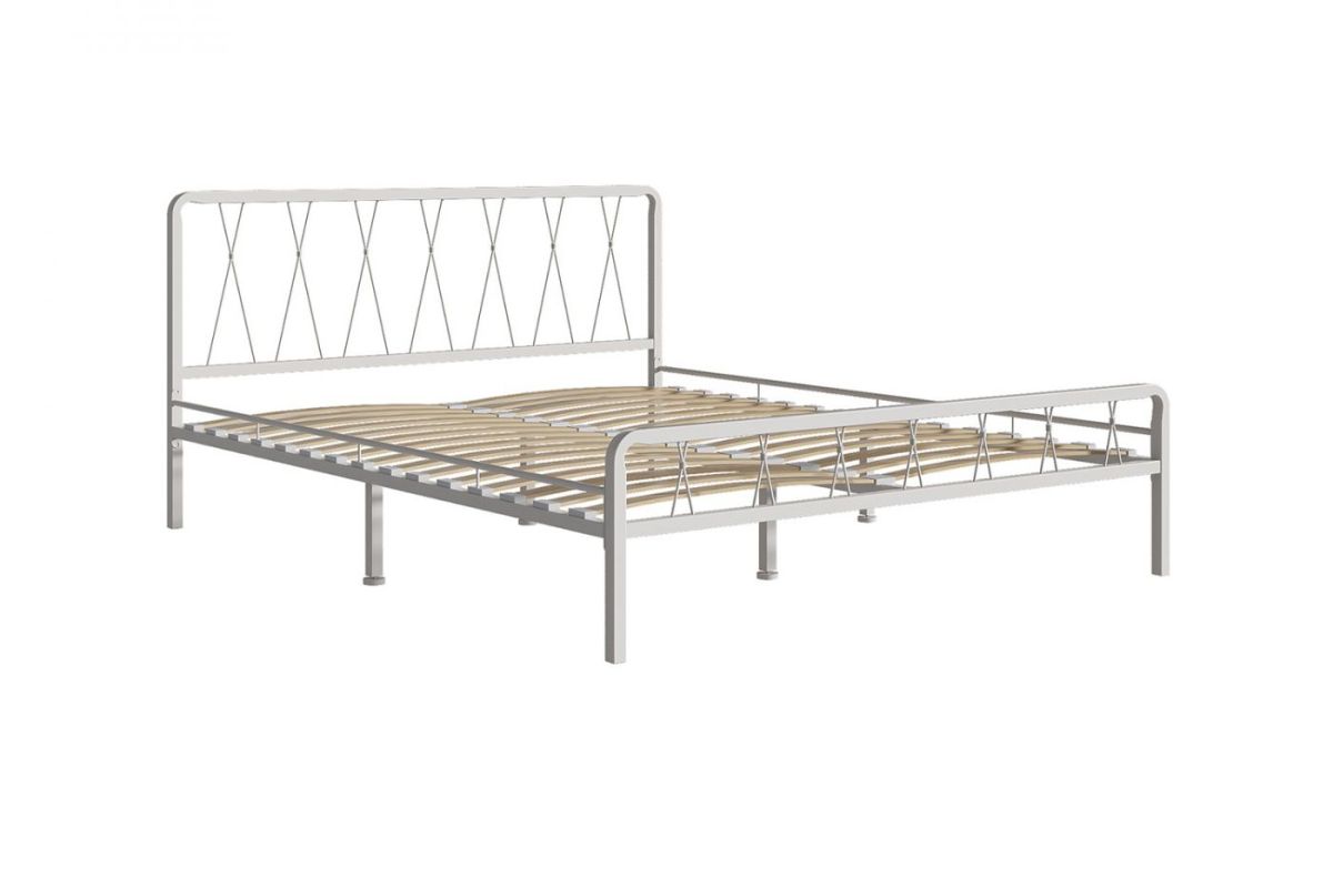 Кровать "Клэр" КМД18  Белая (1400*2000) (ножки-белые) | фото 3