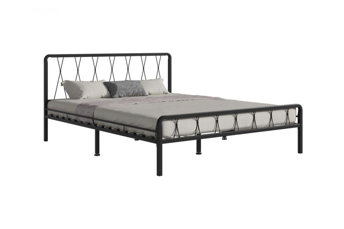 Кровать "Клэр" КМД18 Черная (1400*2000) (ножки-черные) | фото 2