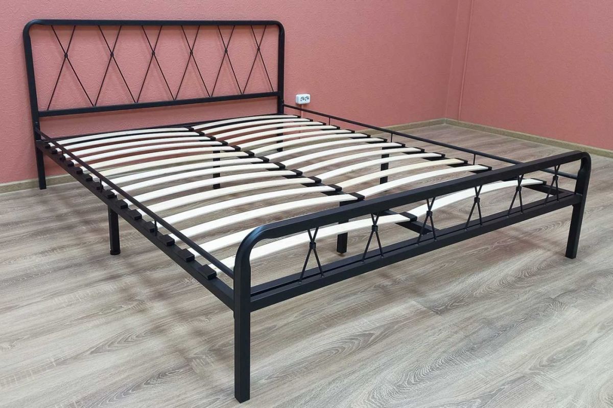 Кровать "Клэр" КМД18 Черная (1400*2000) (ножки-черные) | фото 3