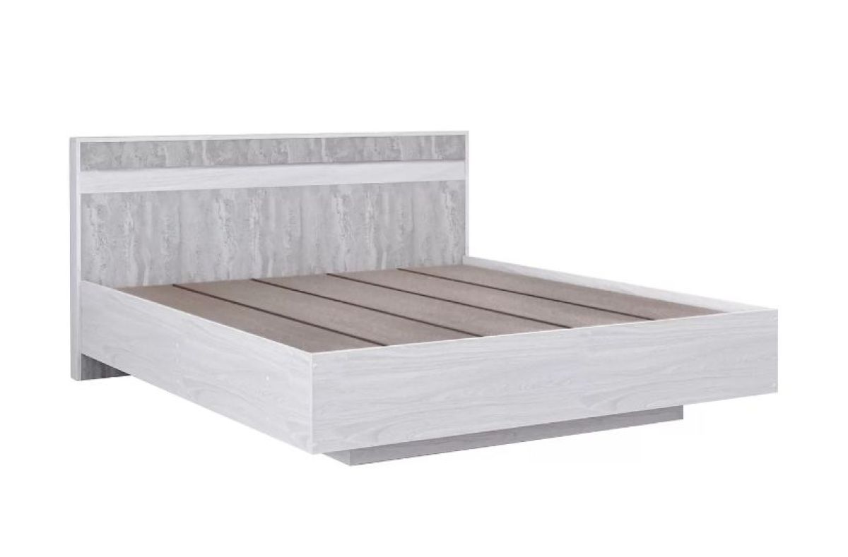 Кровать Бетти 1600 (Анкор Светлый/Бетонный Камень) | фото 2
