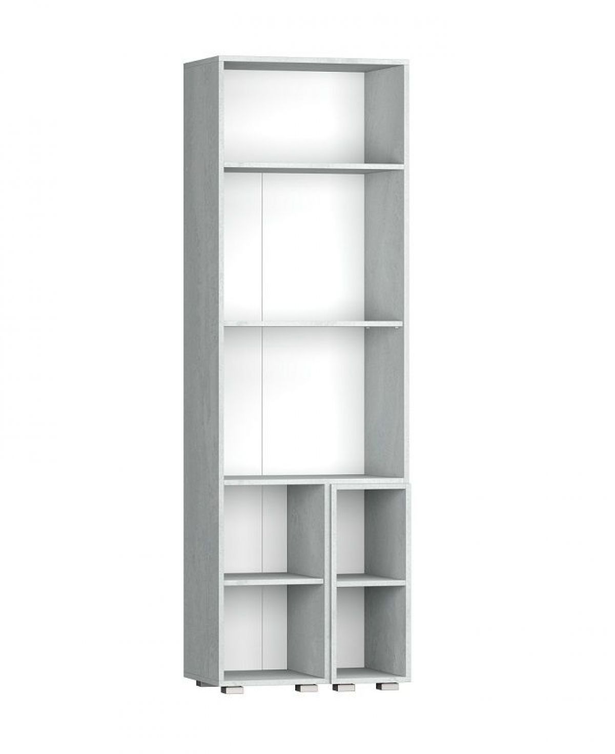 Шкаф Эльза (Бетонный Камень/Белый) | фото 3