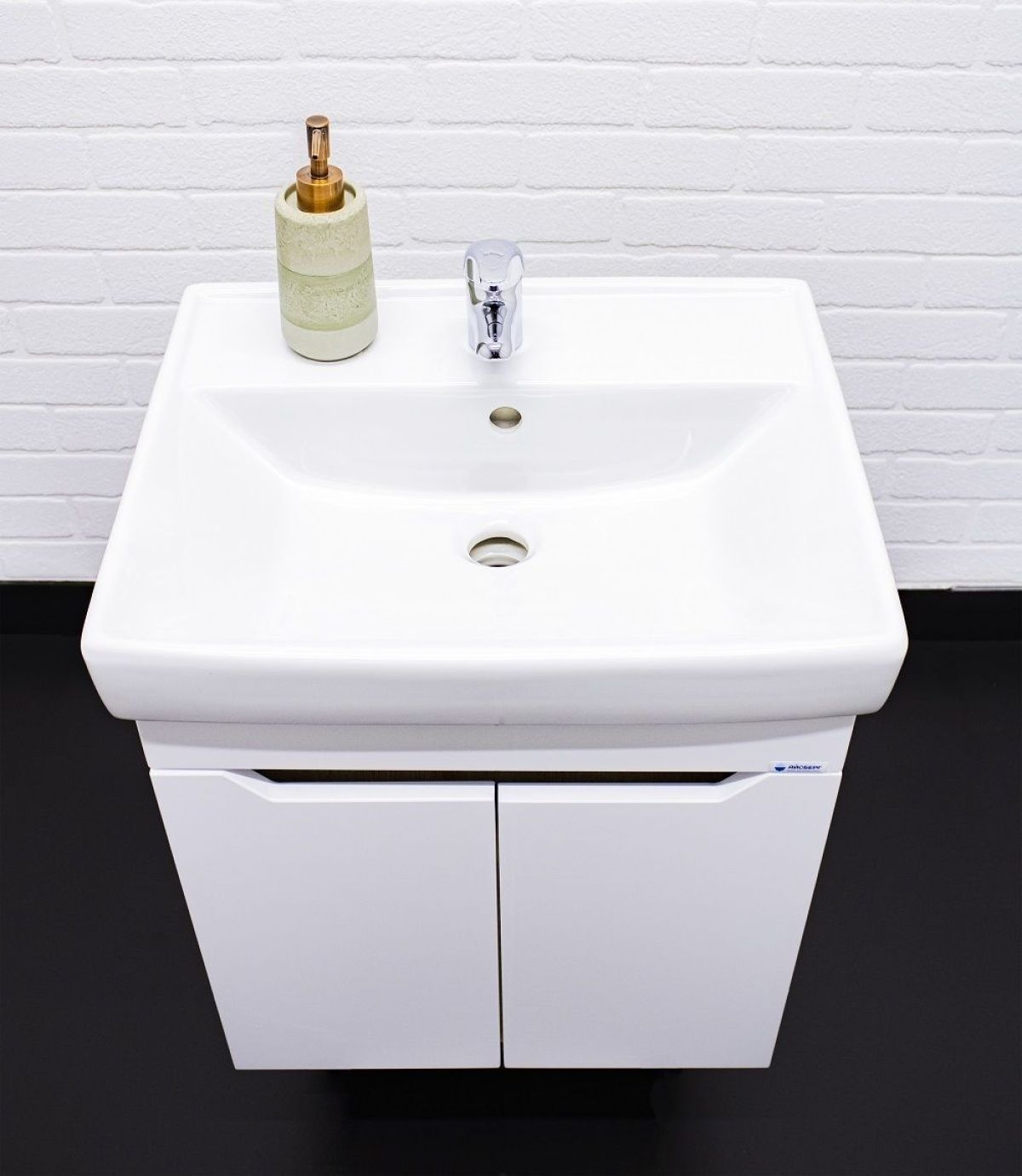 Тумба под умывальник "Енисей 50" Мечта без ящика подвесная Дуб сонома АЙСБЕРГ (DM2315T) | фото 6