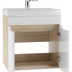 Тумба под умывальник "Енисей 50" Мечта без ящика подвесная Дуб сонома АЙСБЕРГ (DM2315T) | фото 2