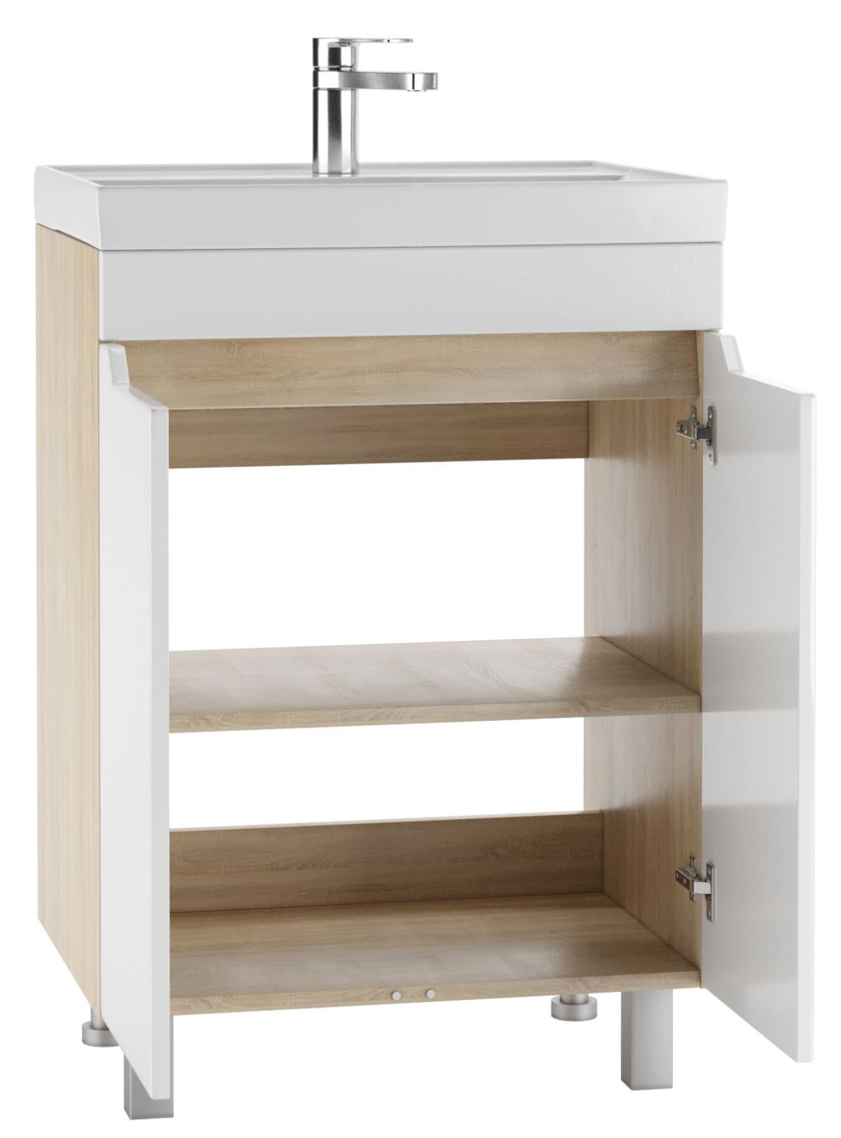 Тумба под умывальник "Енисей 60" Мечта без ящика Дуб сонома АЙСБЕРГ (DM2313T) | фото 2