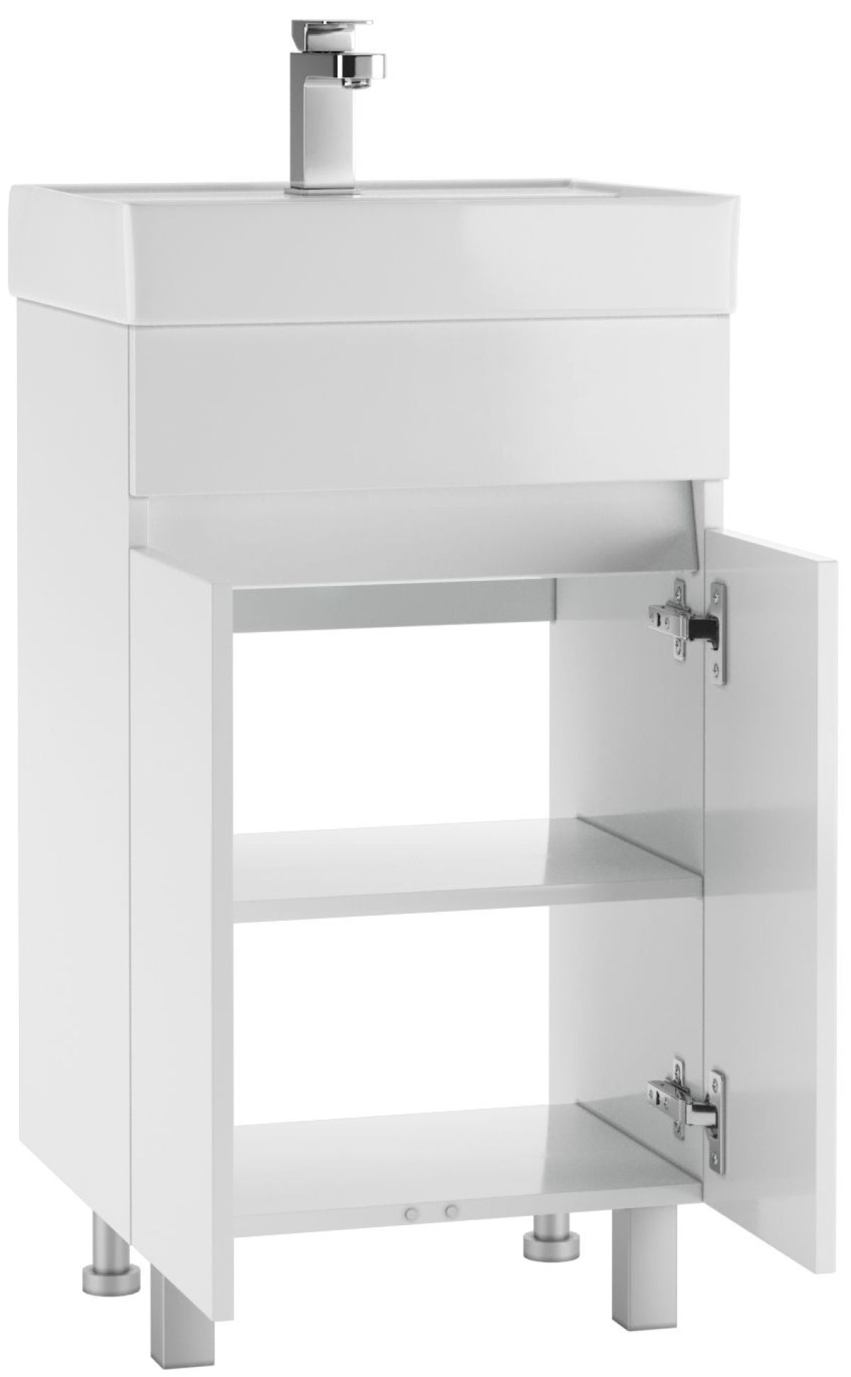 Тумба под умывальник "Енисей 50 Норма" без ящика АЙСБЕРГ (DA1620T) | фото 2