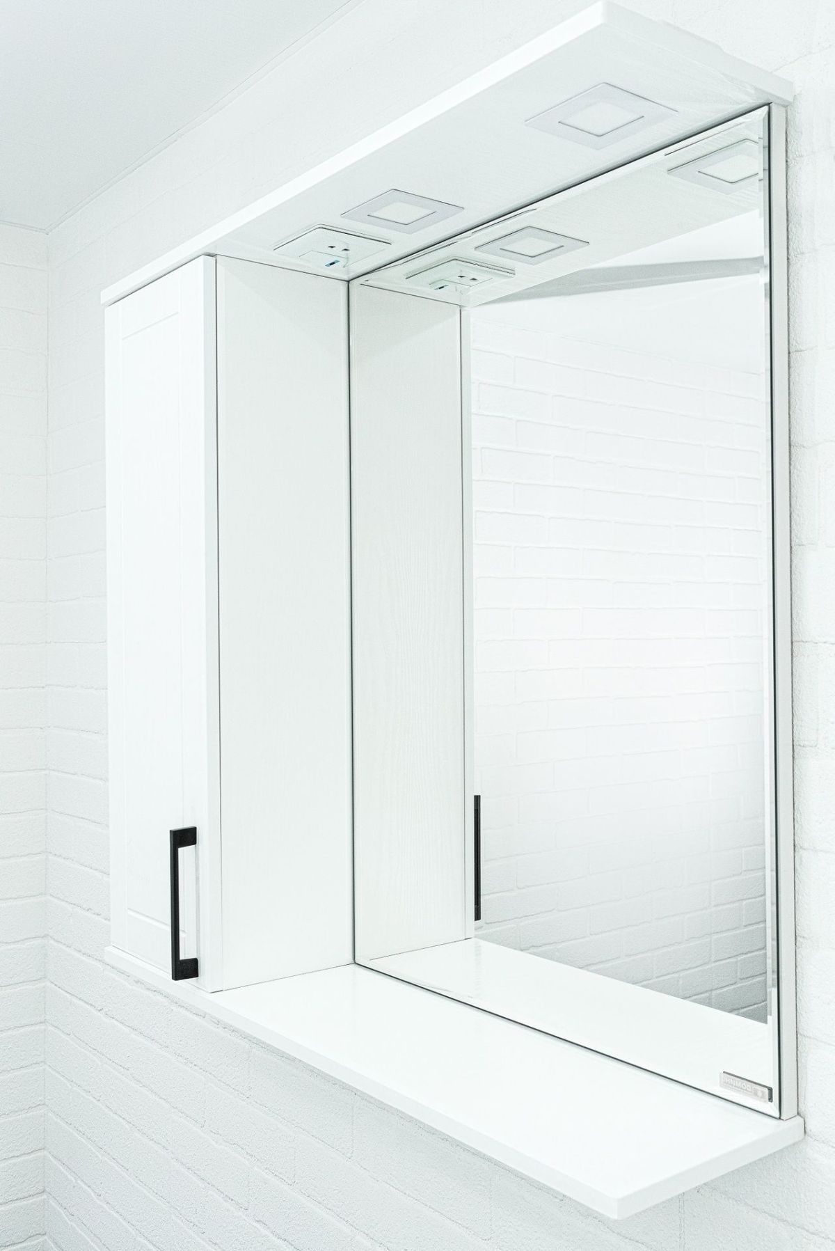 Шкаф-зеркало Charlie 80 левый Домино (DCh2516HZ) | фото 7