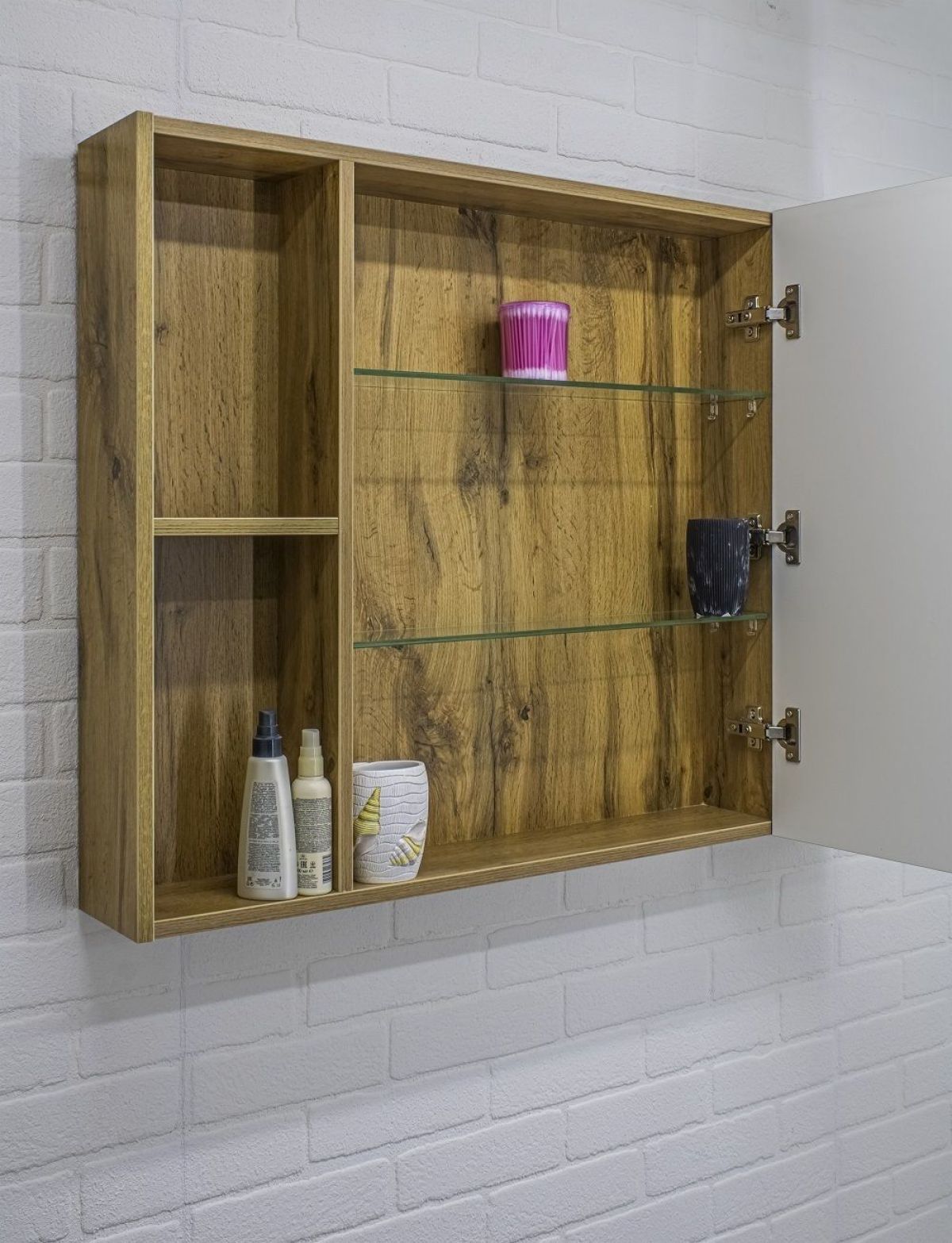 Шкаф-зеркало Craft 100 левый/правый Домино (DCr2206HZ) | фото 7