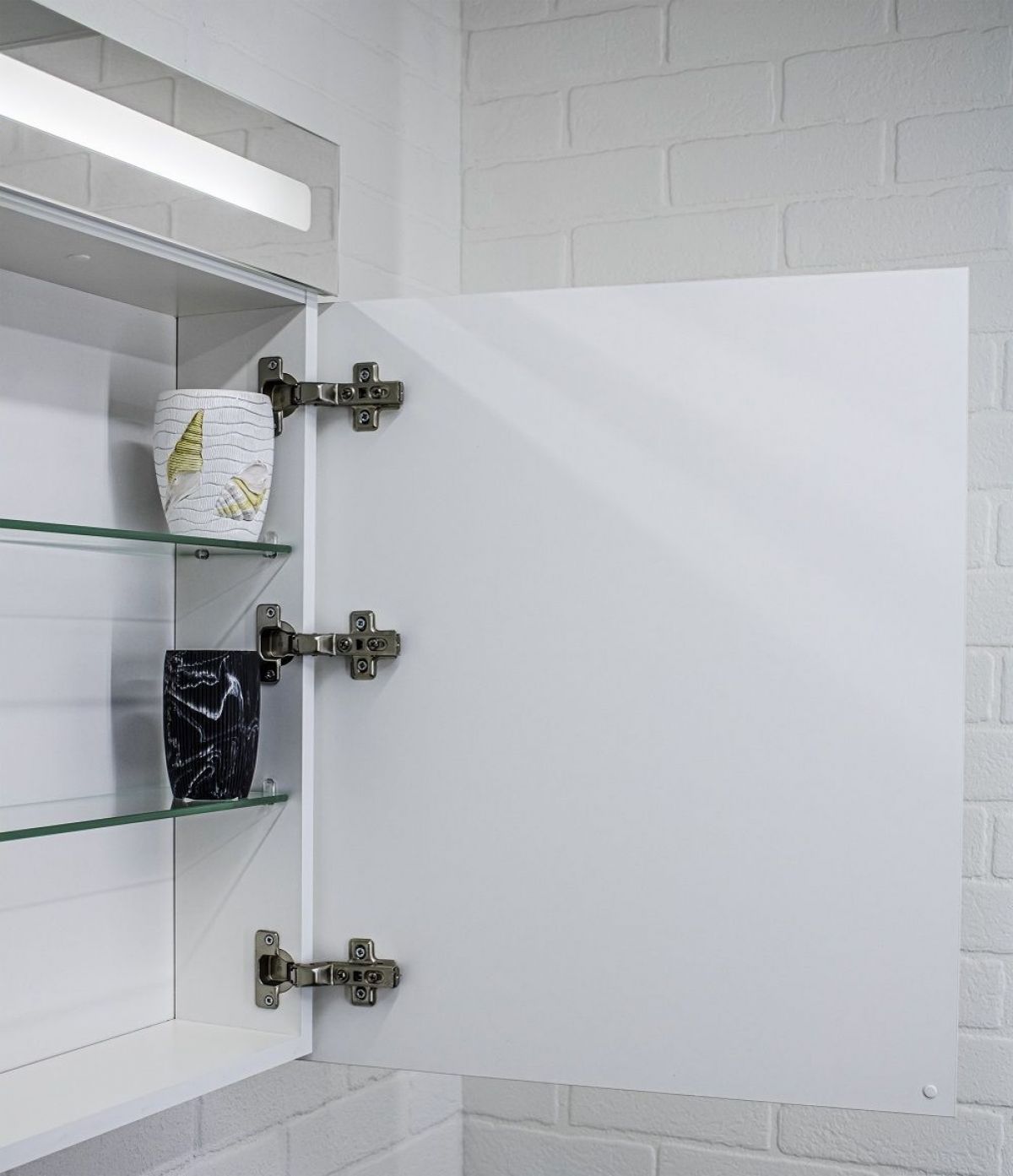 Шкаф-зеркало Аврора 60 с подсветкой LED Домино (DV8005HZ) | фото 9