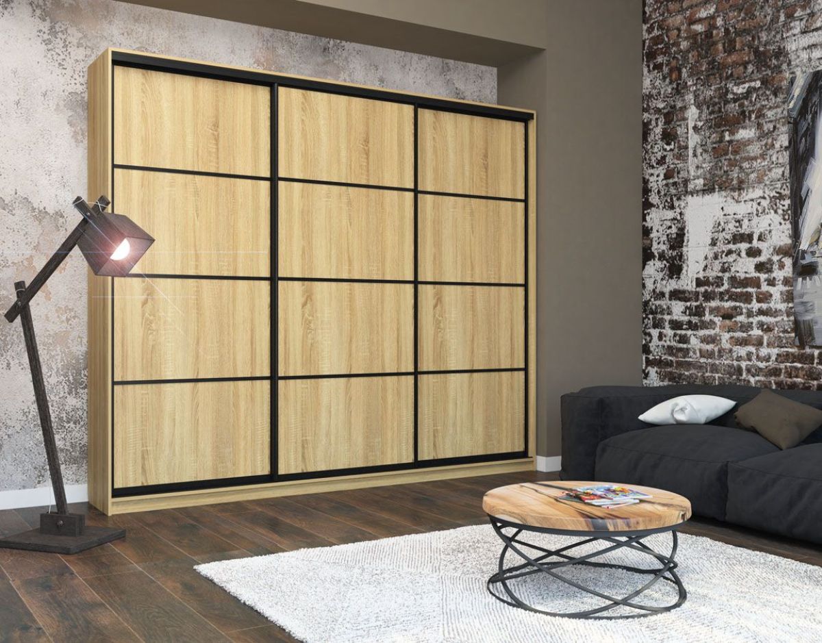 Шкаф-купе Лофт 3000 Шк30-60 (Дуб Сонома) | фото 7