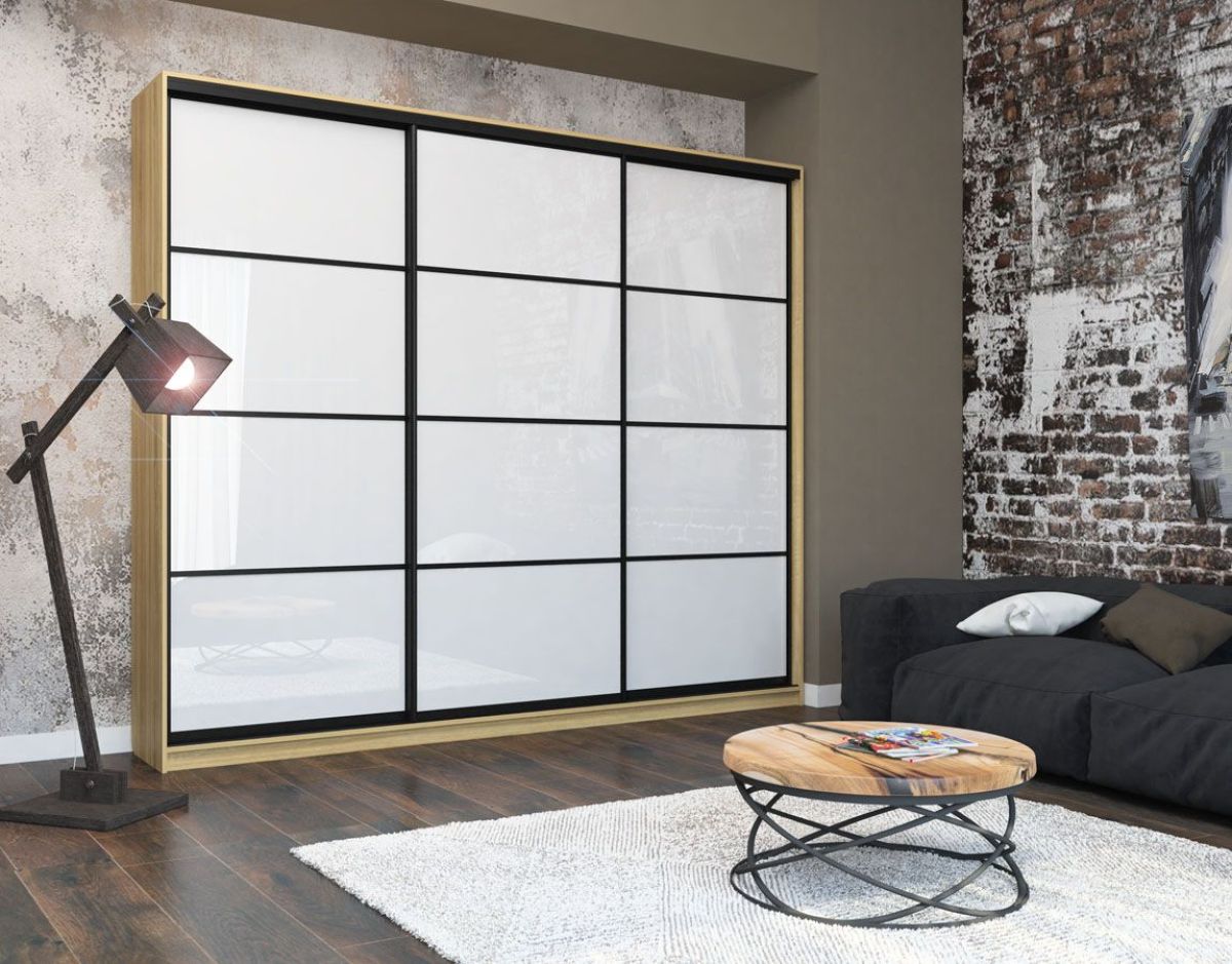 Шкаф-купе Лофт 3000 Шк30-60 (Дуб Сонома) | фото 12