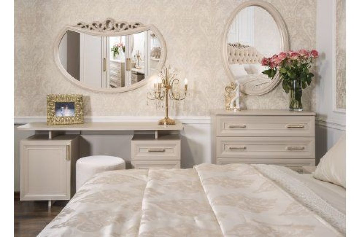 Зеркало ППУ для Туалетного стола Мокко (бежевый) | фото 3