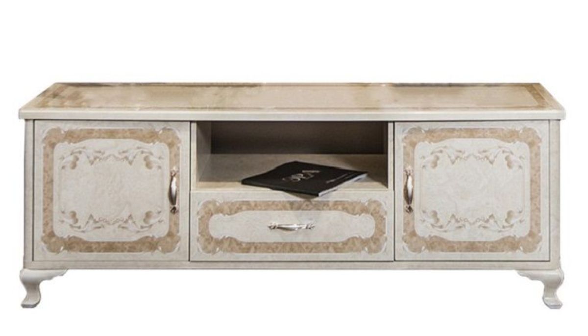 Гостиная Патрисия 2+тв+2 (крем корень глянец) | фото 2