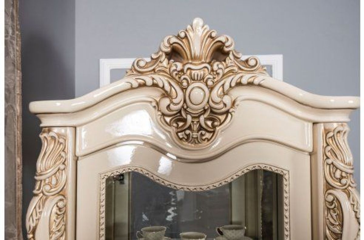 Витрина одностворчатая Джоконда (крем глянец) | фото 2