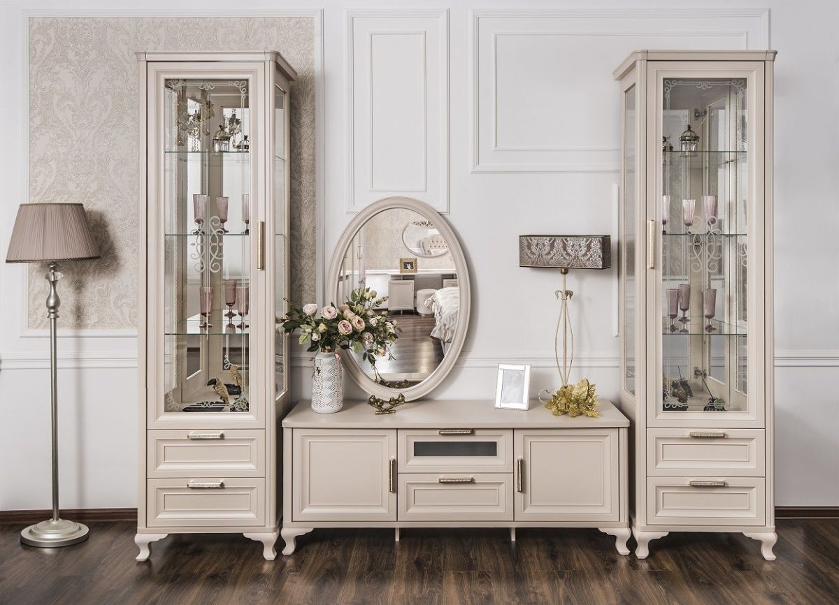 Витрина одностворчатая Мокко (бежевый) | фото 3