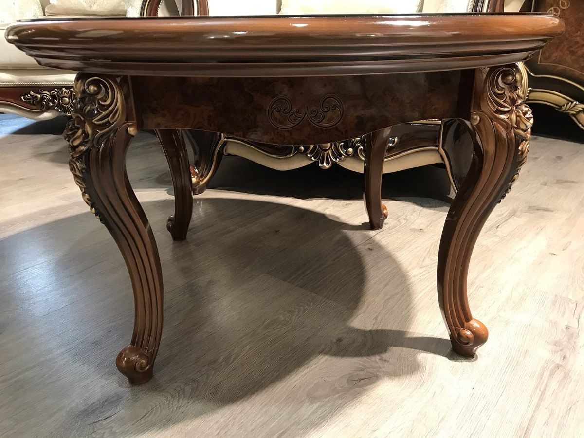 Стол журнальный круглый Джоконда (корень дуба глянец) | фото 5