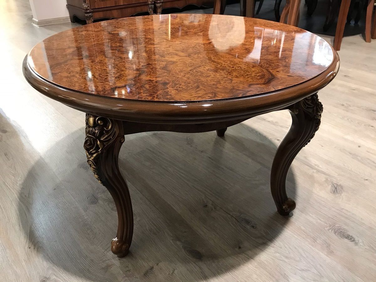 Стол журнальный круглый Джоконда (корень дуба глянец) | фото 4