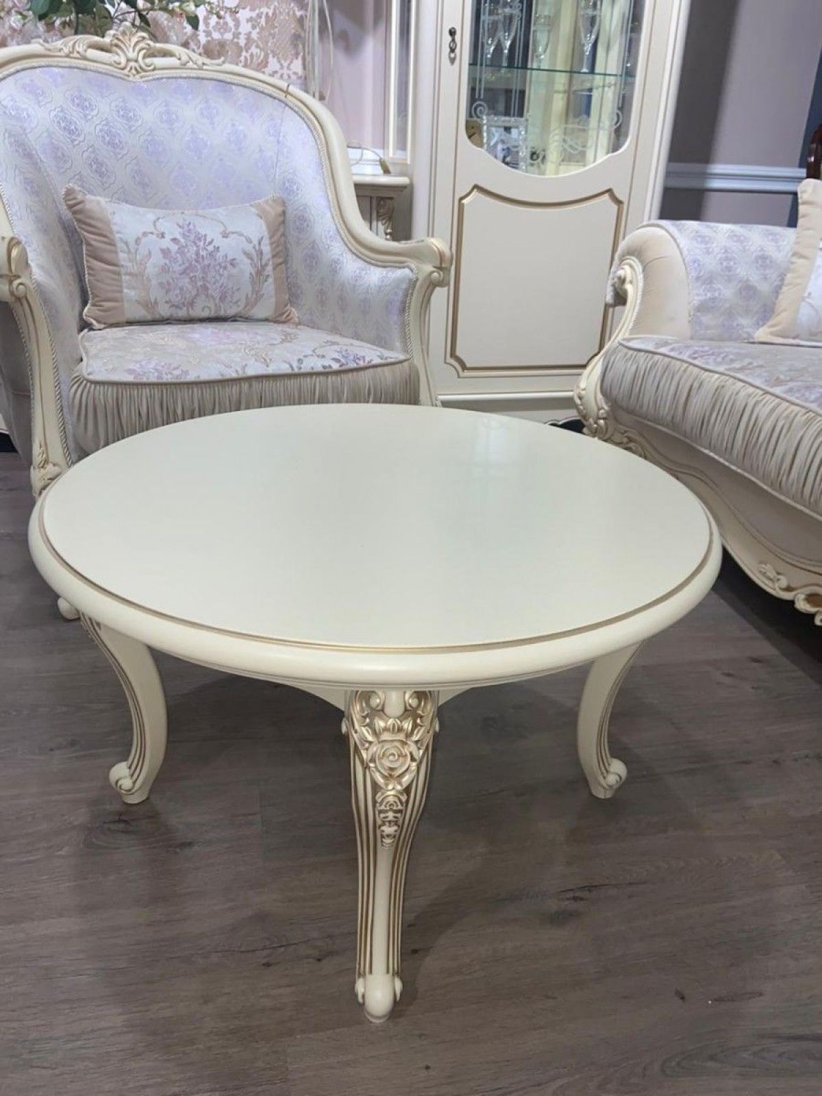 Стол журнальный круглый Мона Лиза (крем) | фото 2