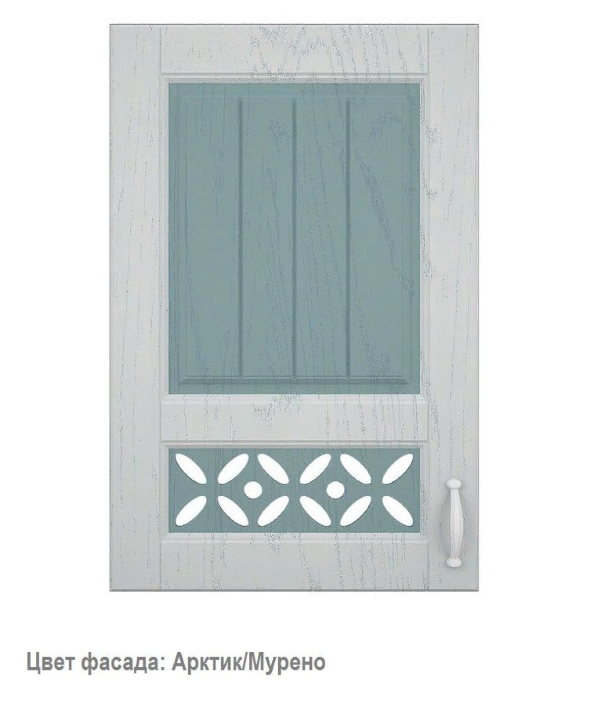 Кухонный гарнитур Камелия 2000 Арктик/Мурено (модульный) Горизонт | фото 2