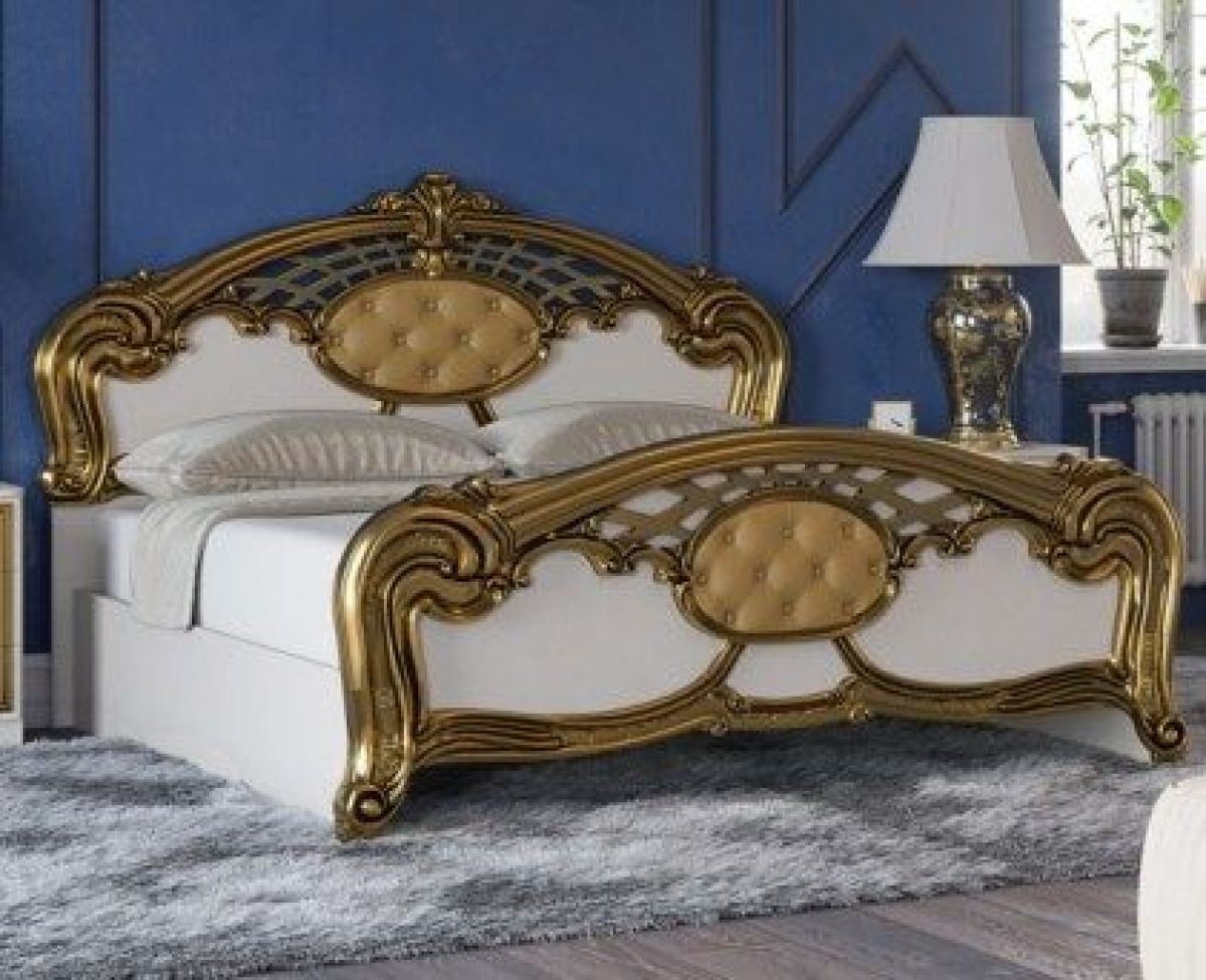 Спальный гарнитур Ольга (модульная) беж/золото | фото 6