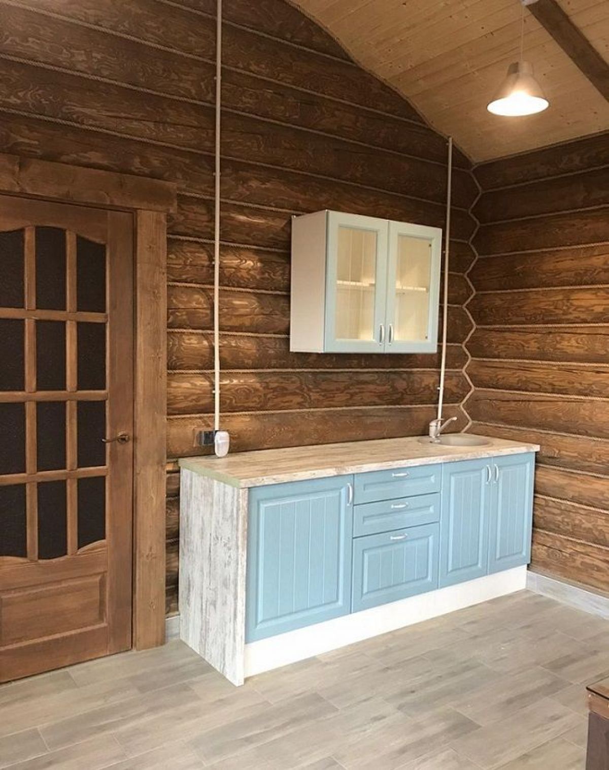 Кухонный гарнитур Принцесса угловой 1200*2400 Мурено (модульный) Горизонт | фото 10