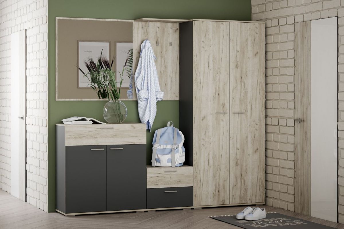 Зеркало НМ 040.01 "Санти" (Крафт Серый) | фото 2