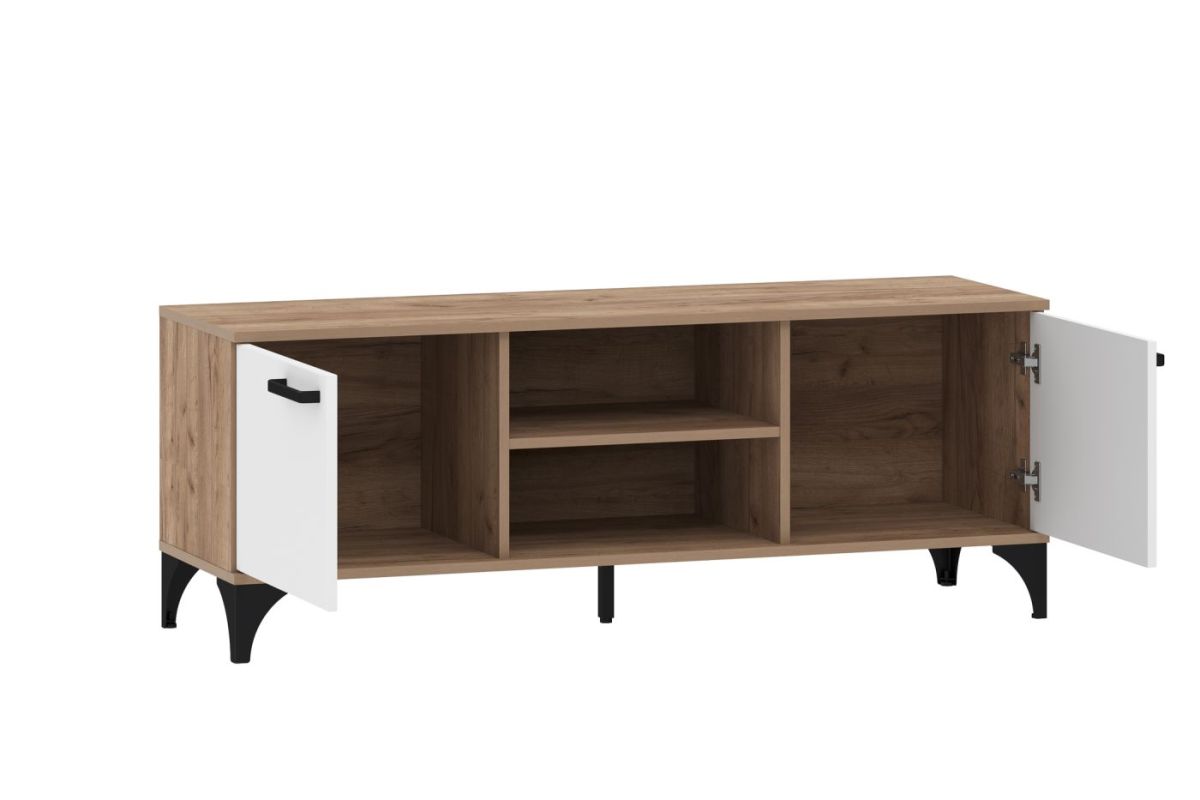 Тумба ТВА НМ 013.45 "Марсель" (Меренга/Дуб Крафт Табачный) | фото 2