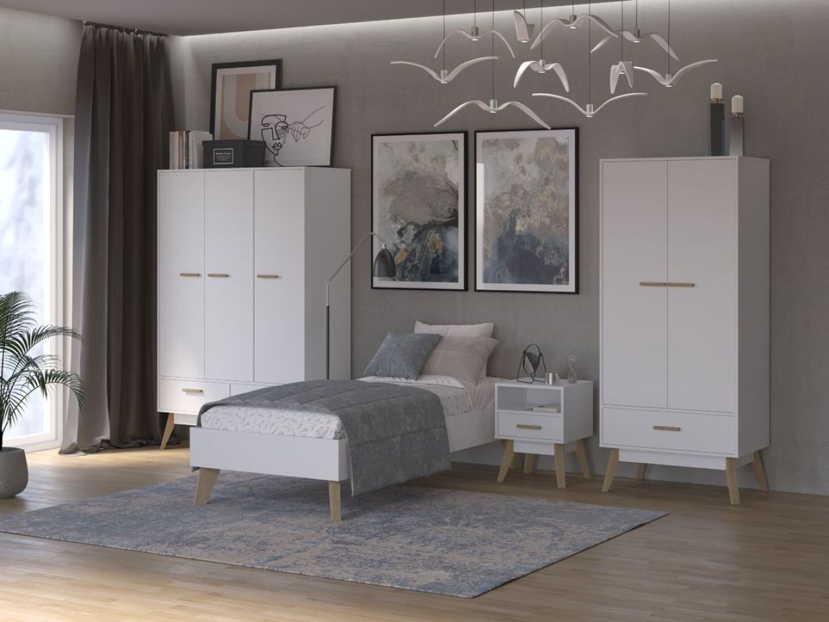 Кровать 900х2000 "Сканди" (Сн.Кр-1) с основанием | фото 2