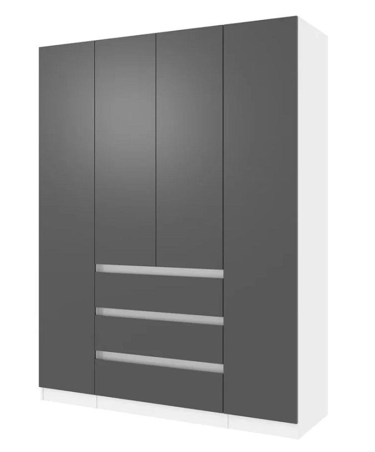 Спальный гарнитур Парус (Белый/Графит) модульный | фото 11