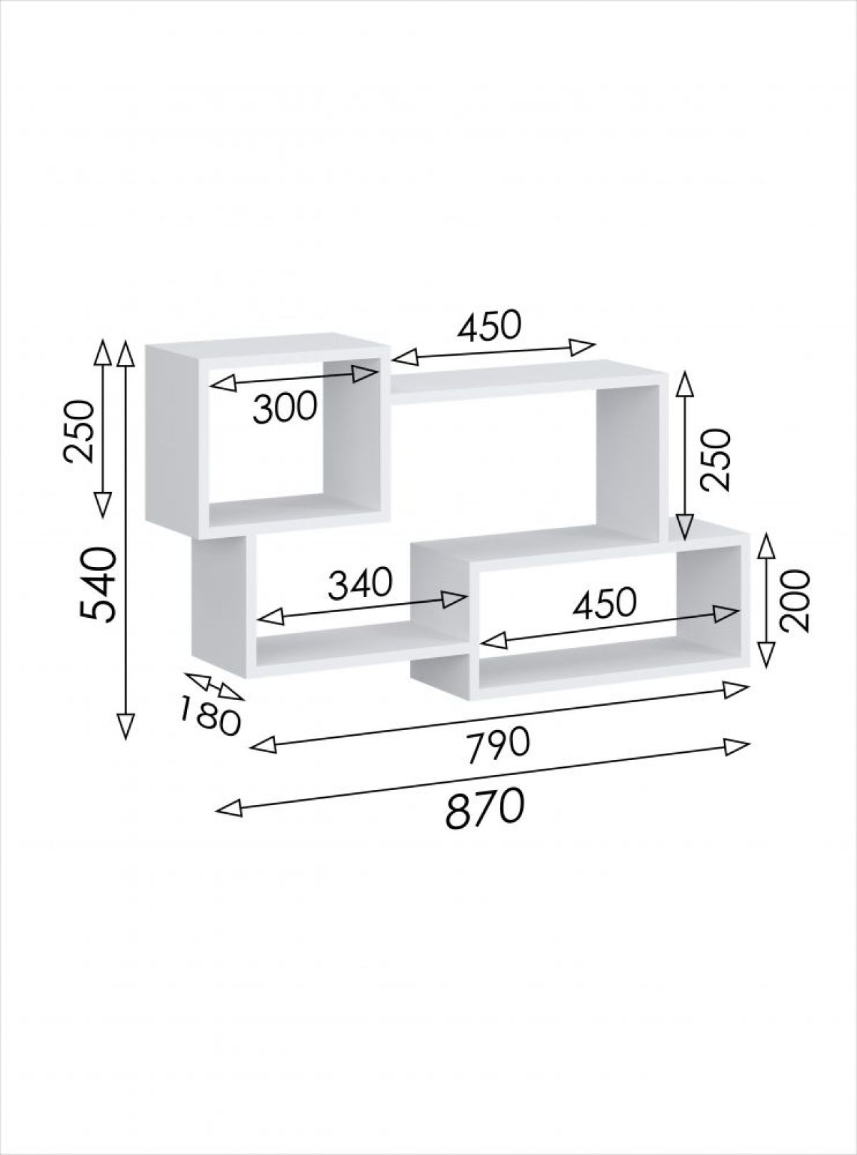 Полка навесная 3 Париж | фото 3