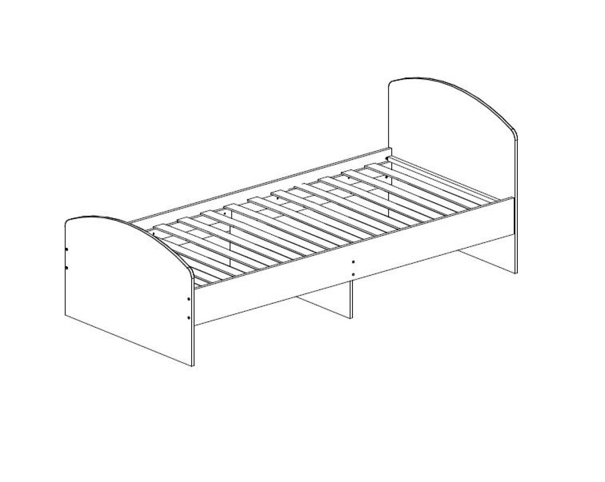 ДЖУНИОР Кровать (900) | фото 2