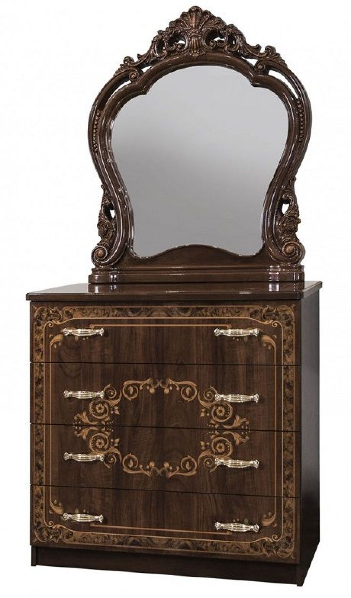 Комод 4 ящика с Зеркалом Патрисия (караваджо) | фото 2