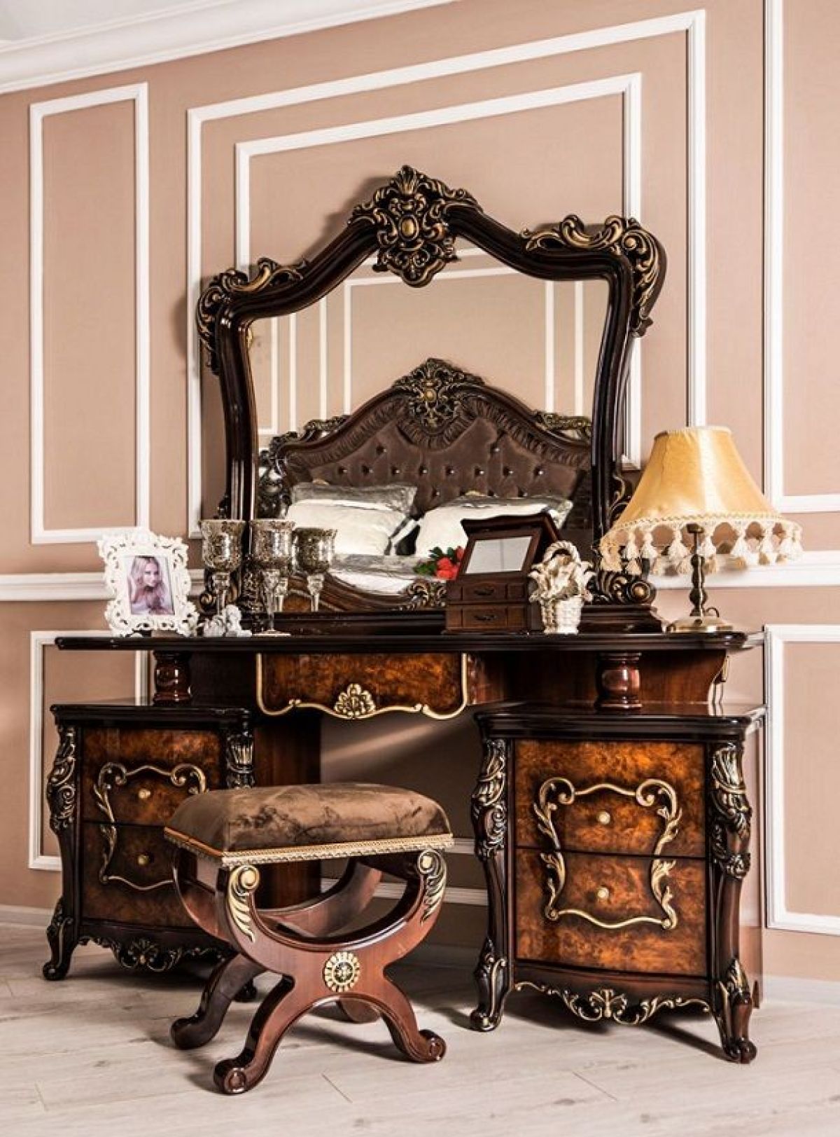 Спальный гарнитур Джоконда (корень дуба) | фото 10