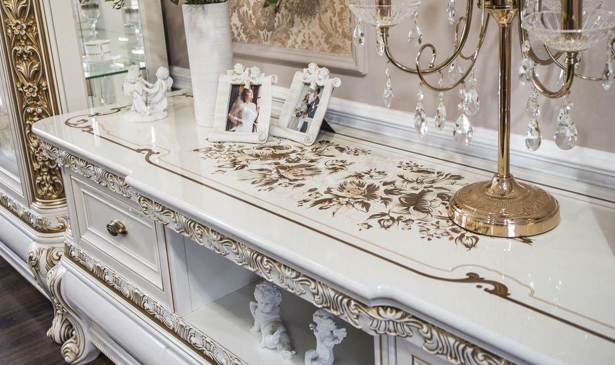 Гостиная Алсу 2+ТВ+1 (белый глянец) | фото 3