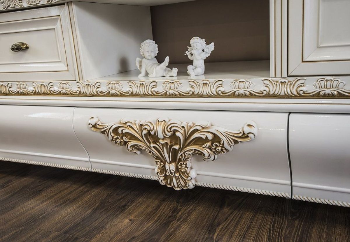 Гостиная Алсу 2+ТВ+1 (белый глянец) | фото 4