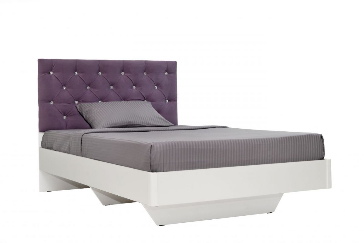 Кровать Милана (1600) Каретная стяжка, на щитах | фото 2