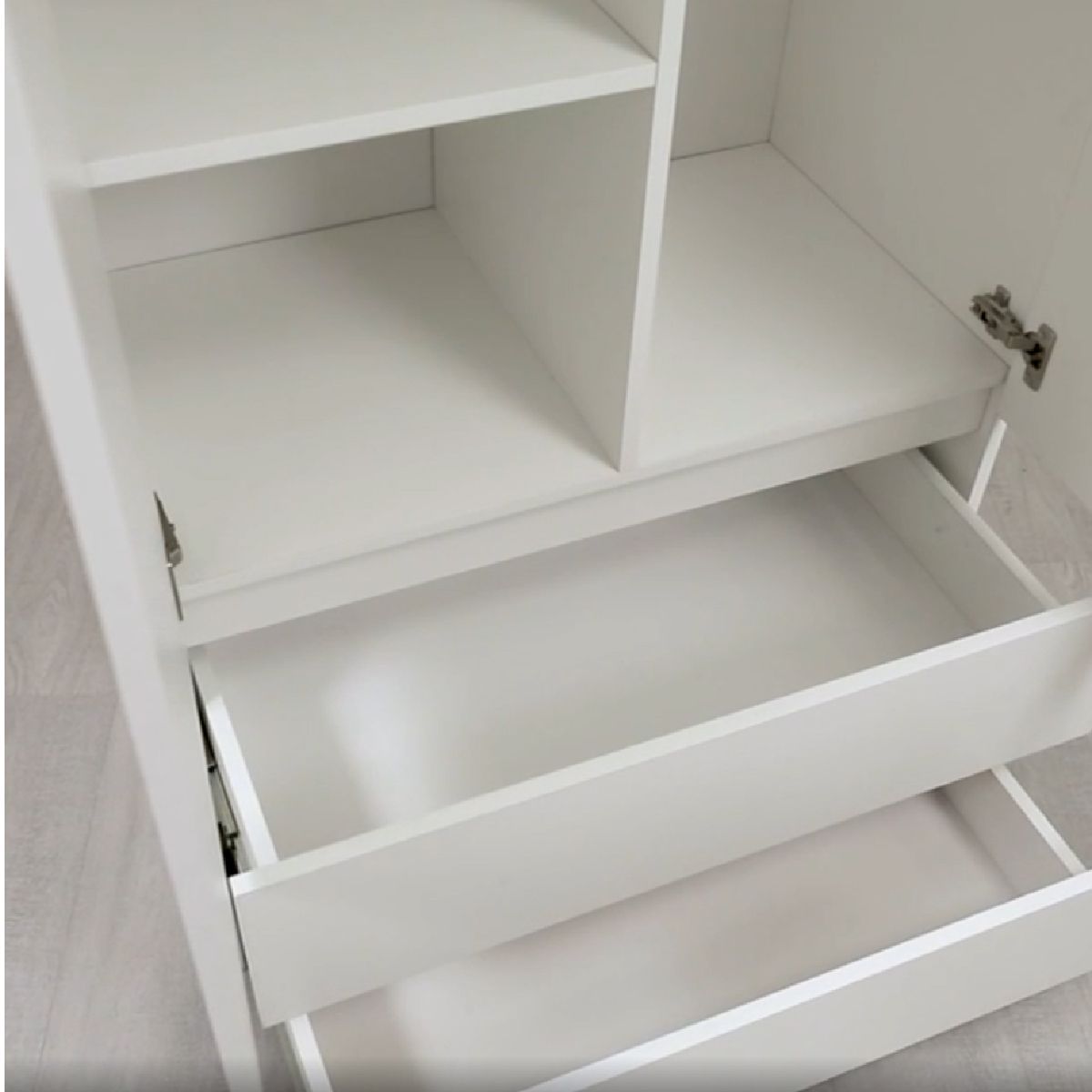 Шкаф 2-х створчатый Симпл ШК-03 (белый) | фото 7