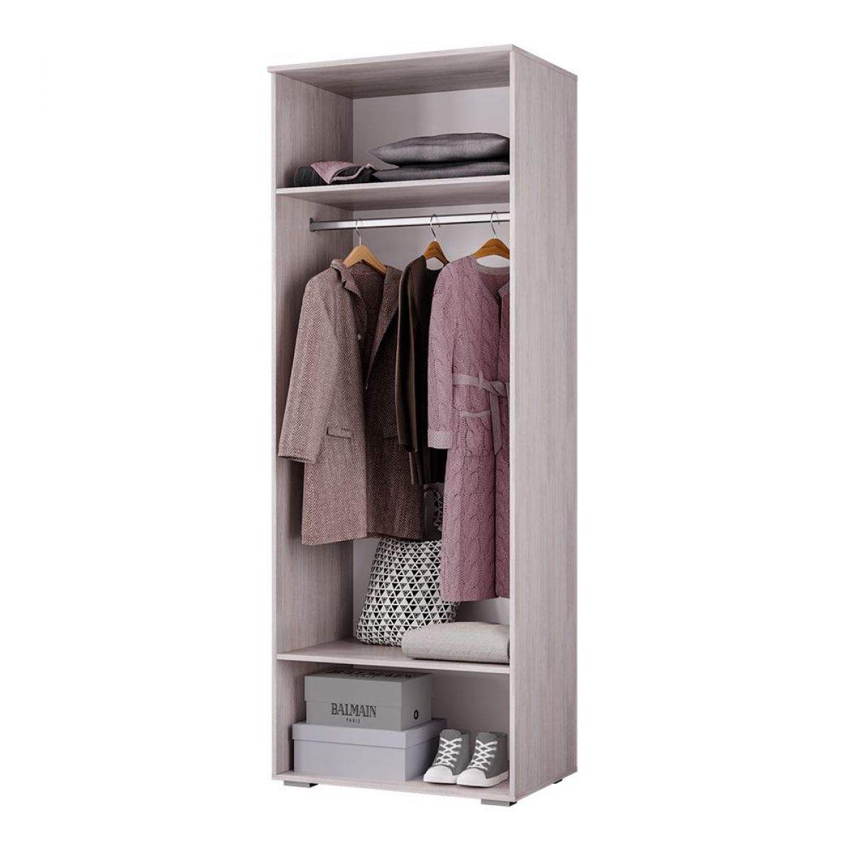 Спальня Кимберли (модульная) ясень белый/белый глянец | фото 18