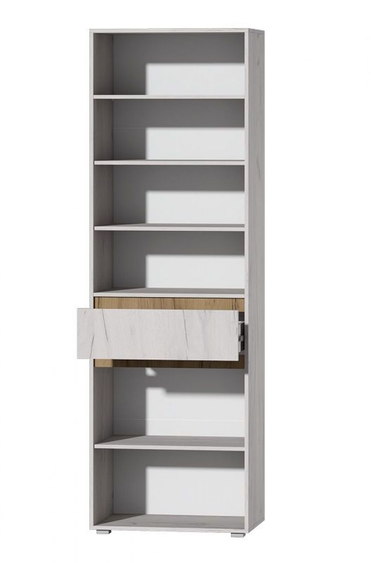 Модульная система Лиана (Дуб Крафт Белый/Дуб Крафт Золотой) | фото 6