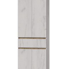 Модульная система Лиана (Дуб Крафт Белый/Дуб Крафт Золотой) | фото 5