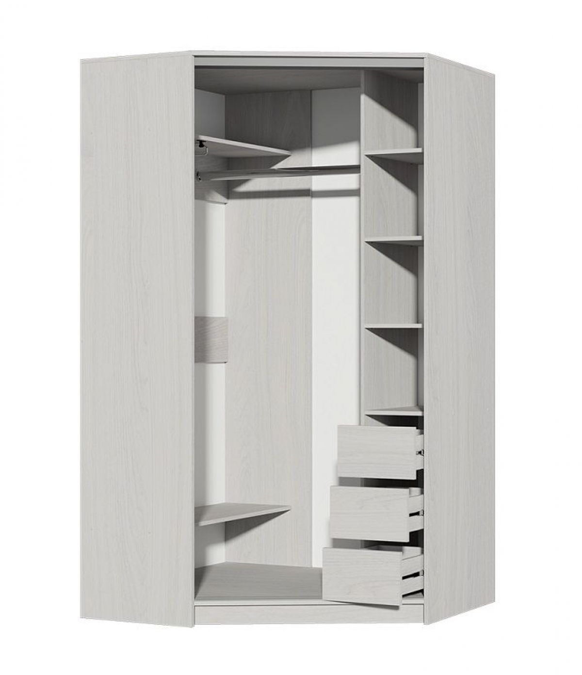 Шкаф-купе Угловой №1 (Анкор светлый) | фото 3