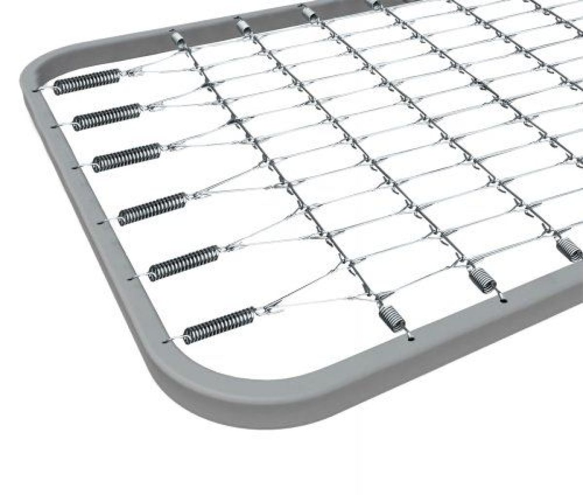 Кровать П-образная двойная К641.2.К (800*1900) труба d.38/32, Рама закругленная 40*25, кв звено | фото 2